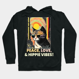 "Peace, Love, & Hippie Vibes!" Hoodie